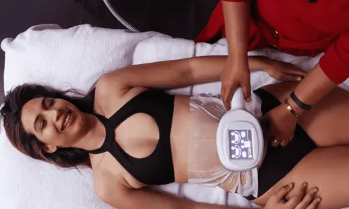 Woman having Body Sculpting treatment post injury Halesowen