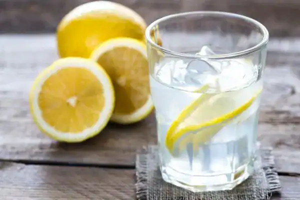Image of lemon water to aid hydration Halesowen